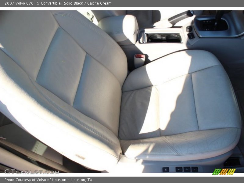 Solid Black / Calcite Cream 2007 Volvo C70 T5 Convertible