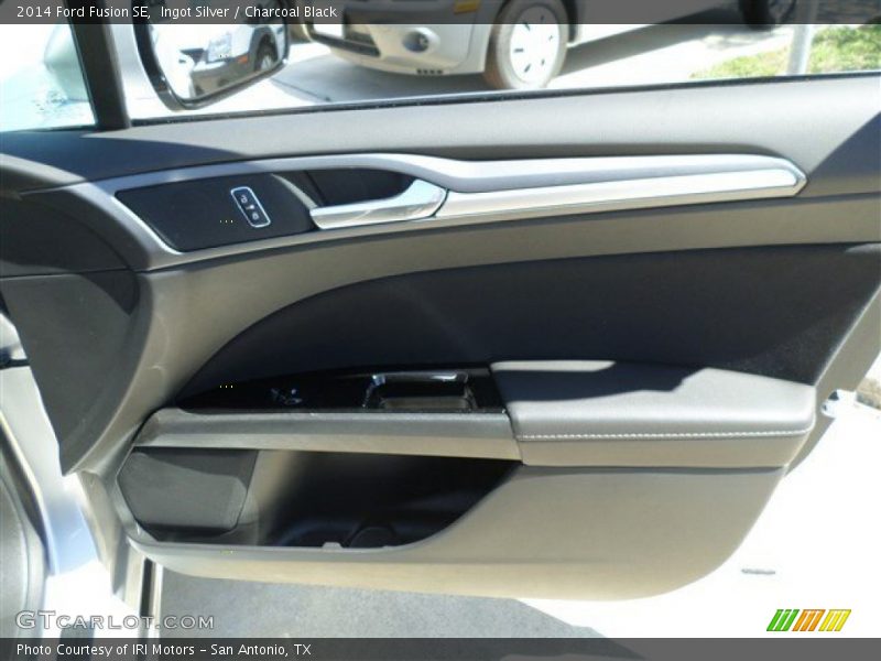 Ingot Silver / Charcoal Black 2014 Ford Fusion SE