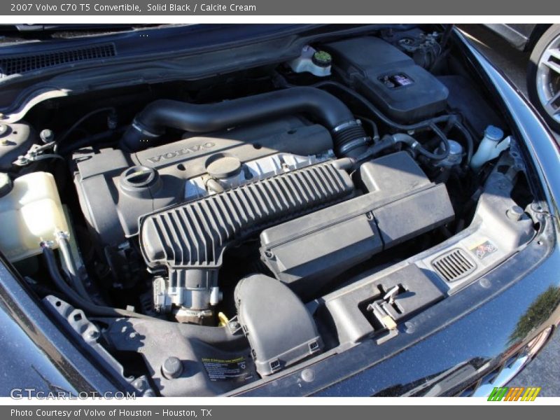 Solid Black / Calcite Cream 2007 Volvo C70 T5 Convertible