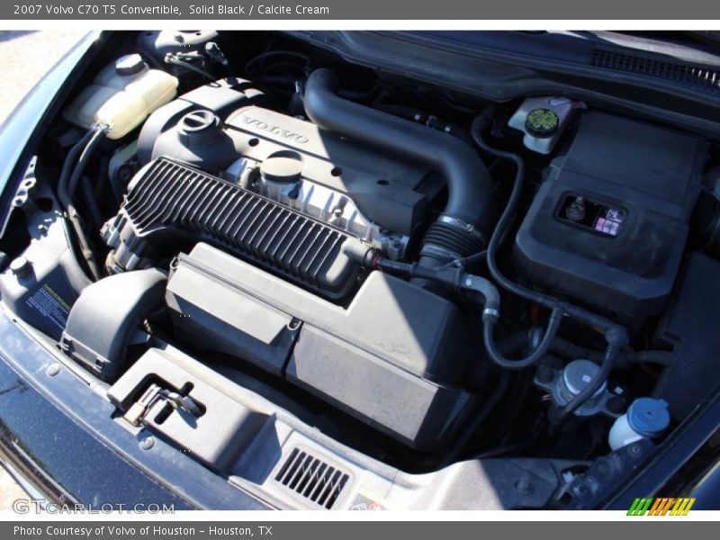 Solid Black / Calcite Cream 2007 Volvo C70 T5 Convertible
