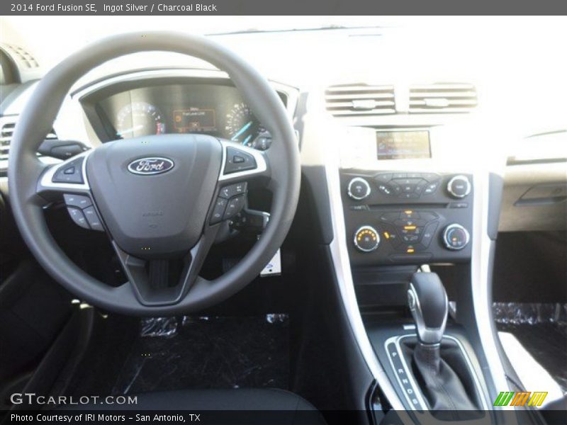 Ingot Silver / Charcoal Black 2014 Ford Fusion SE