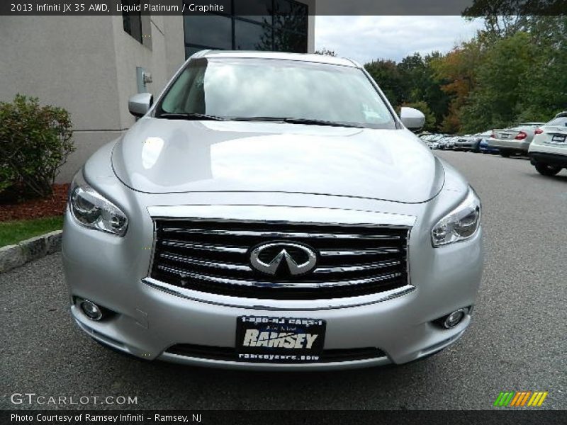 Liquid Platinum / Graphite 2013 Infiniti JX 35 AWD