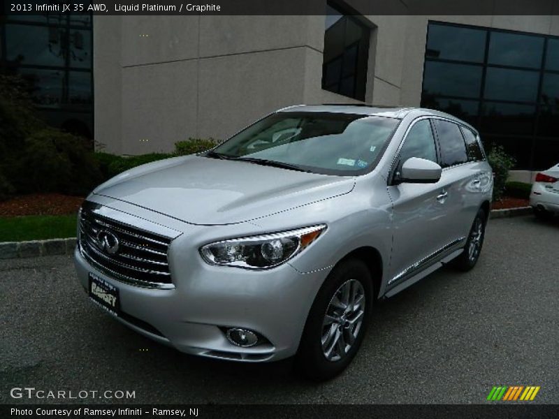 Liquid Platinum / Graphite 2013 Infiniti JX 35 AWD