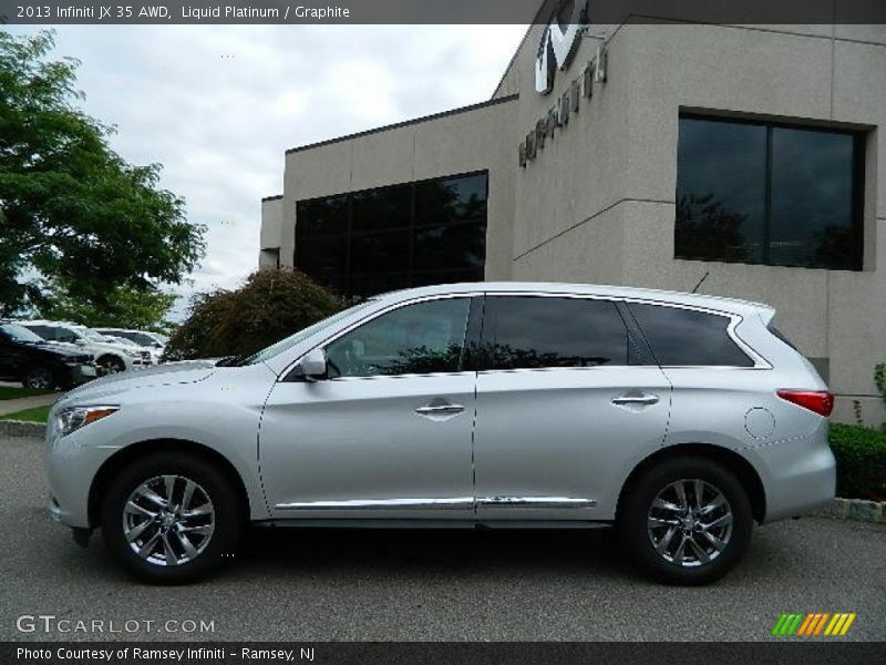 Liquid Platinum / Graphite 2013 Infiniti JX 35 AWD