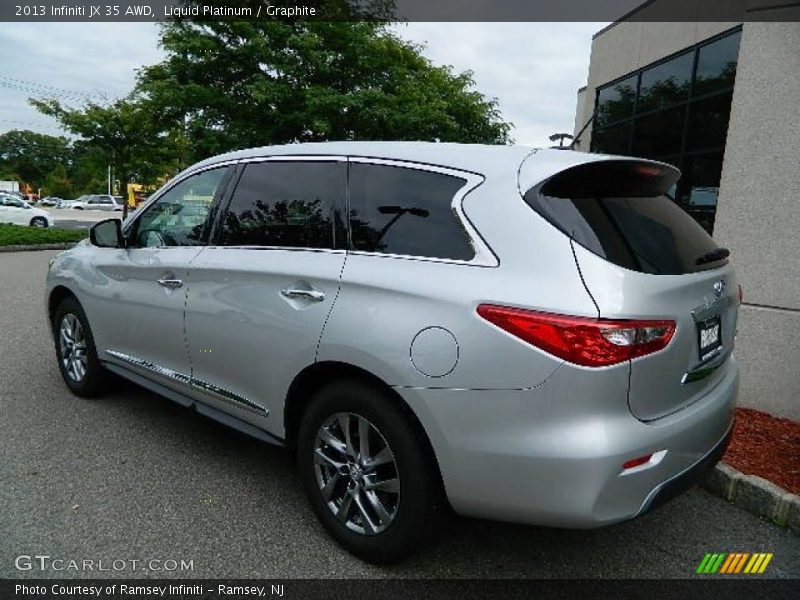 Liquid Platinum / Graphite 2013 Infiniti JX 35 AWD