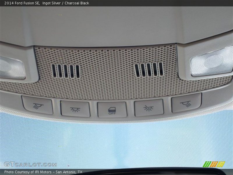 Ingot Silver / Charcoal Black 2014 Ford Fusion SE