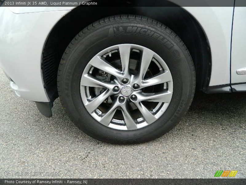 Liquid Platinum / Graphite 2013 Infiniti JX 35 AWD