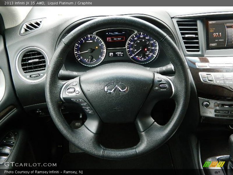 Liquid Platinum / Graphite 2013 Infiniti JX 35 AWD