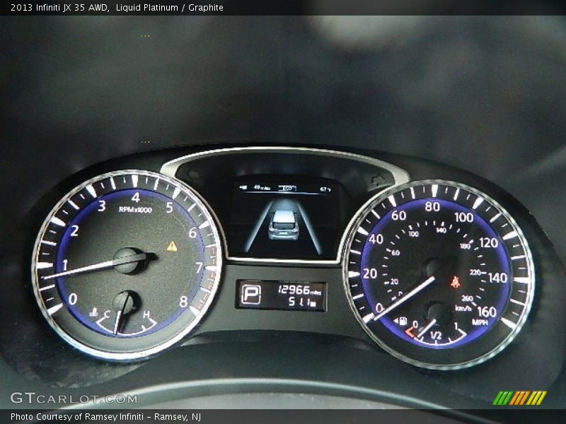 Liquid Platinum / Graphite 2013 Infiniti JX 35 AWD