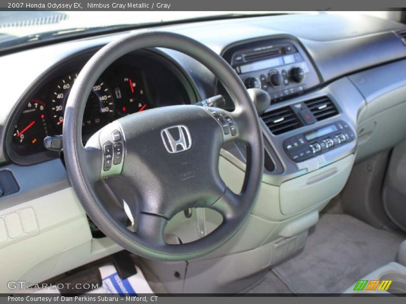 Nimbus Gray Metallic / Gray 2007 Honda Odyssey EX
