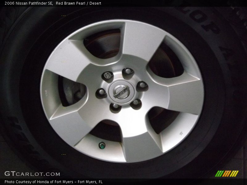 Red Brawn Pearl / Desert 2006 Nissan Pathfinder SE