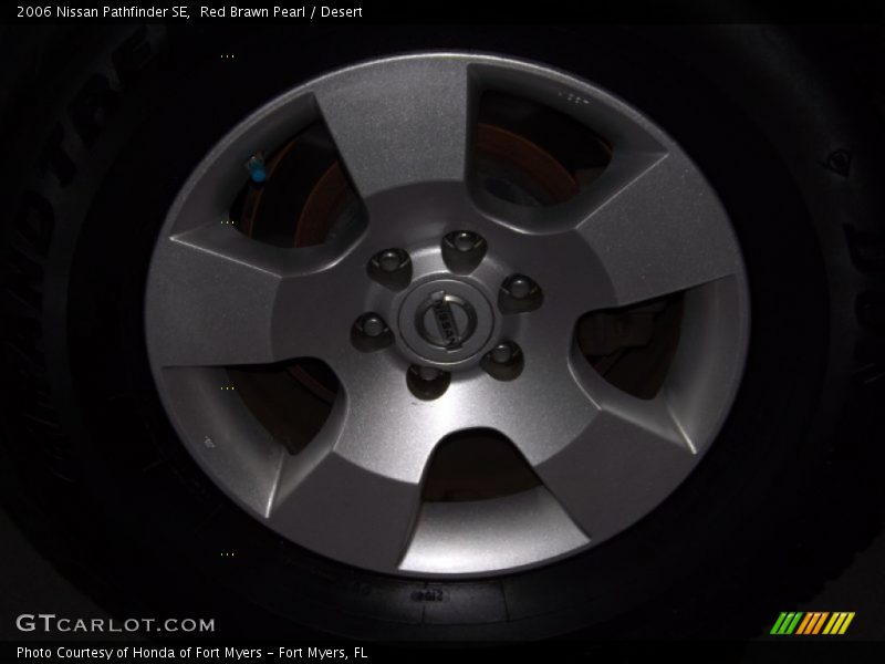 Red Brawn Pearl / Desert 2006 Nissan Pathfinder SE