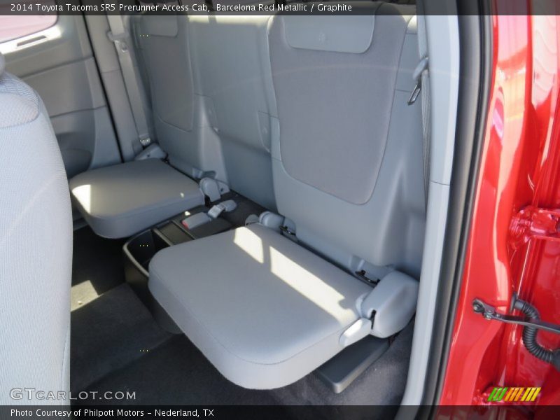Rear Seat of 2014 Tacoma SR5 Prerunner Access Cab