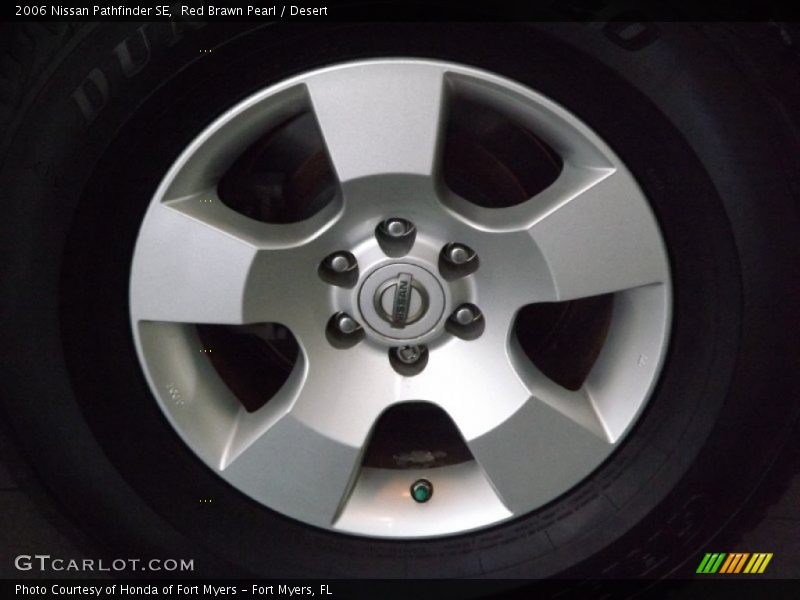 Red Brawn Pearl / Desert 2006 Nissan Pathfinder SE