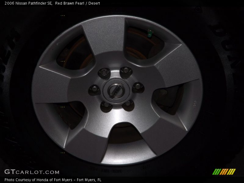Red Brawn Pearl / Desert 2006 Nissan Pathfinder SE