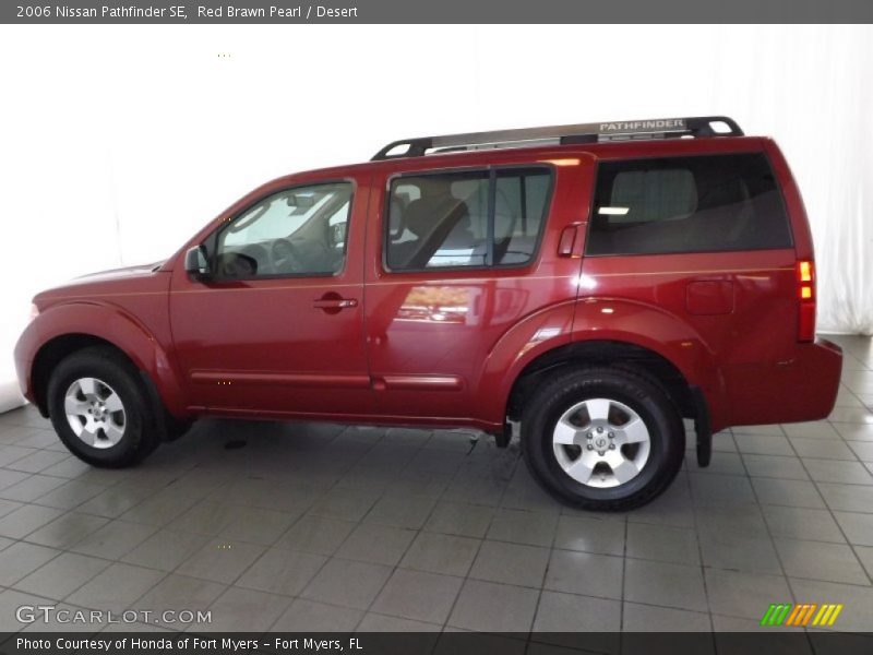 Red Brawn Pearl / Desert 2006 Nissan Pathfinder SE