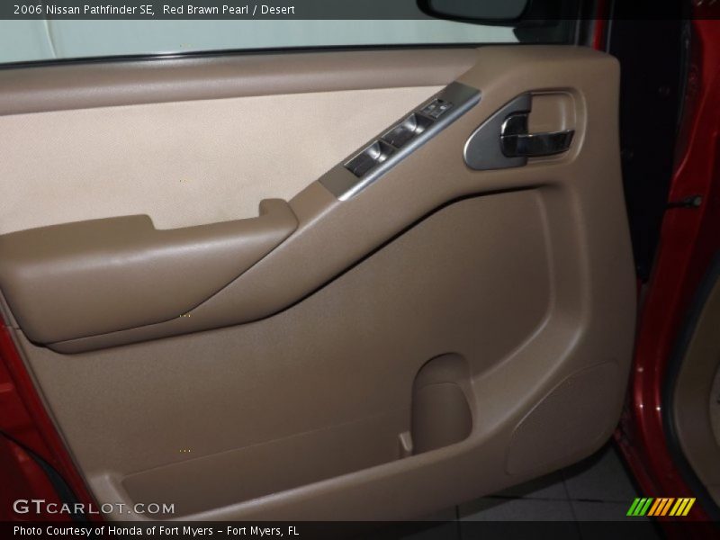 Red Brawn Pearl / Desert 2006 Nissan Pathfinder SE