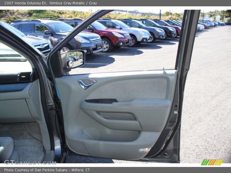 Nimbus Gray Metallic / Gray 2007 Honda Odyssey EX