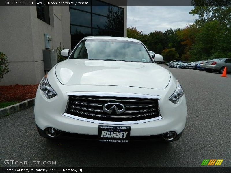 Moonlight White / Wheat 2013 Infiniti FX 37 AWD