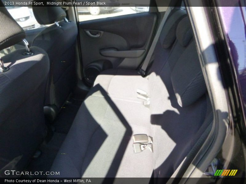 Midnight Plum Pearl / Sport Black 2013 Honda Fit Sport
