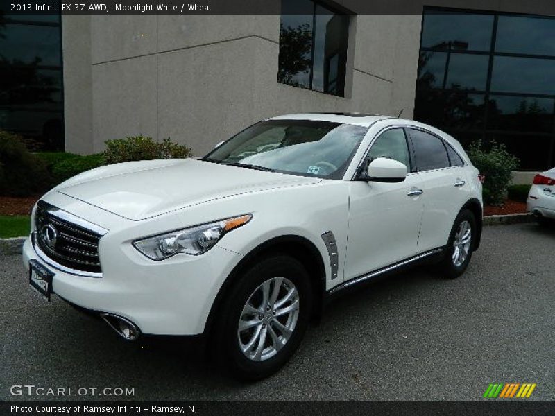 Moonlight White / Wheat 2013 Infiniti FX 37 AWD