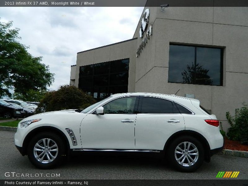 Moonlight White / Wheat 2013 Infiniti FX 37 AWD