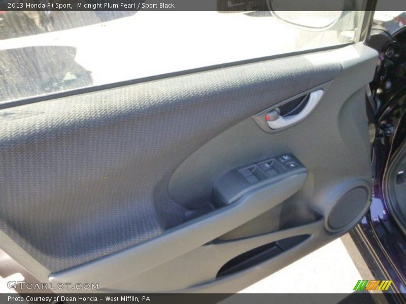 Midnight Plum Pearl / Sport Black 2013 Honda Fit Sport