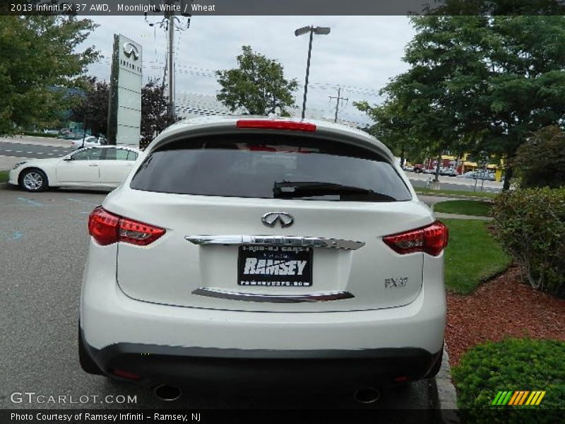 Moonlight White / Wheat 2013 Infiniti FX 37 AWD