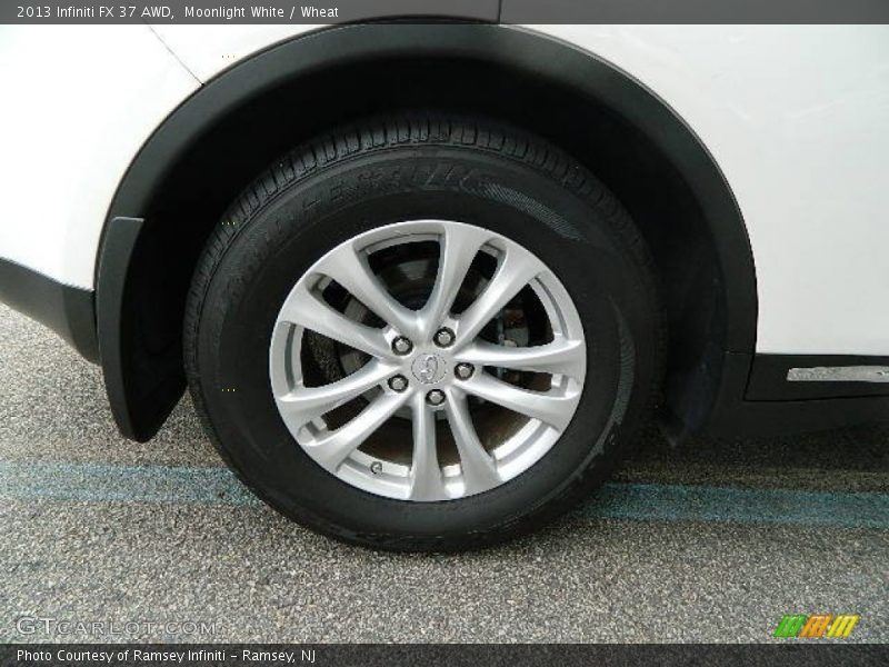 Moonlight White / Wheat 2013 Infiniti FX 37 AWD