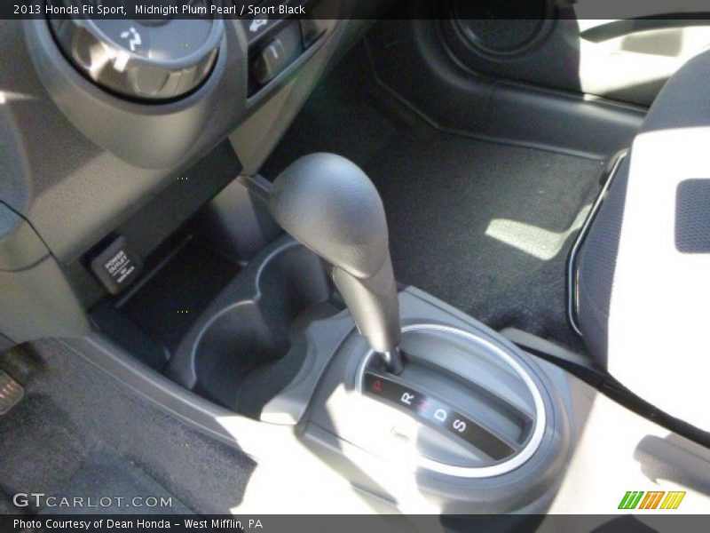 Midnight Plum Pearl / Sport Black 2013 Honda Fit Sport