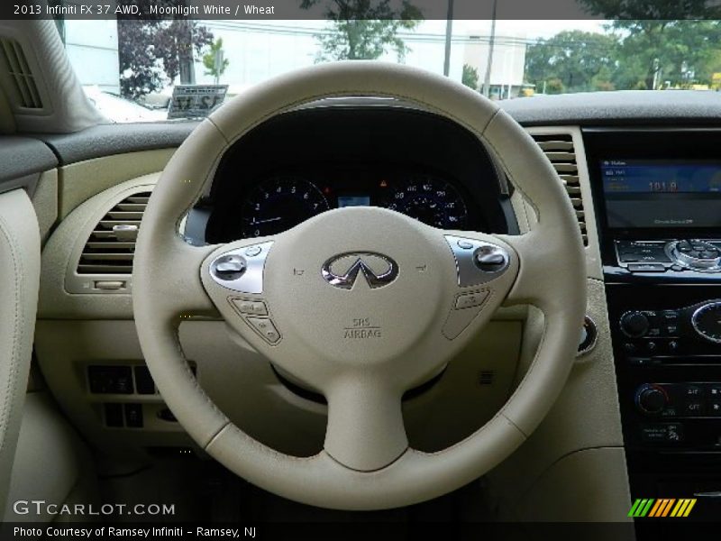 Moonlight White / Wheat 2013 Infiniti FX 37 AWD