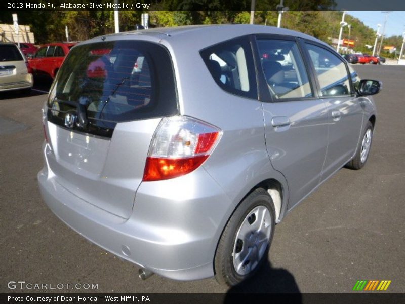 Alabaster Silver Metallic / Gray 2013 Honda Fit