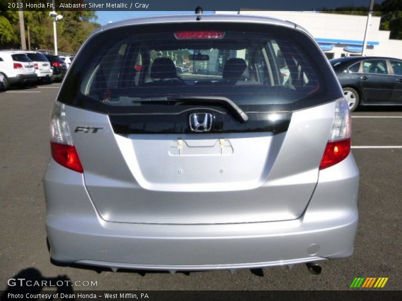 Alabaster Silver Metallic / Gray 2013 Honda Fit