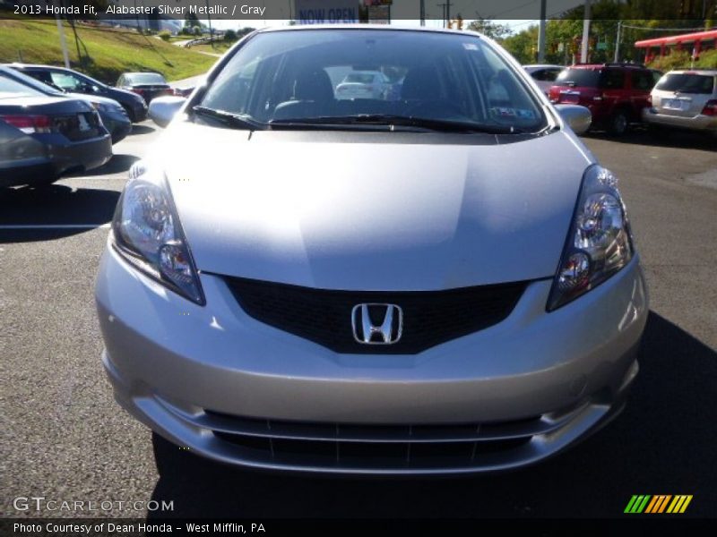 Alabaster Silver Metallic / Gray 2013 Honda Fit