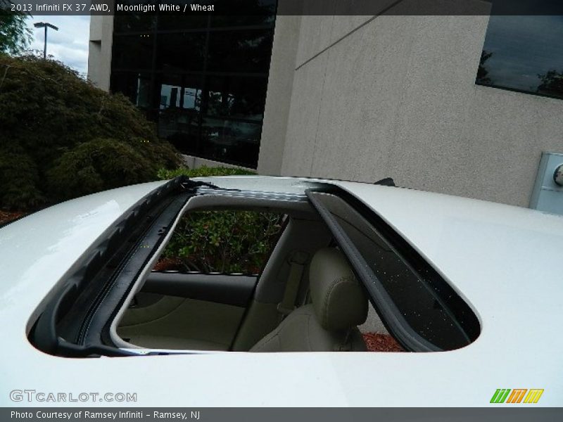 Moonlight White / Wheat 2013 Infiniti FX 37 AWD