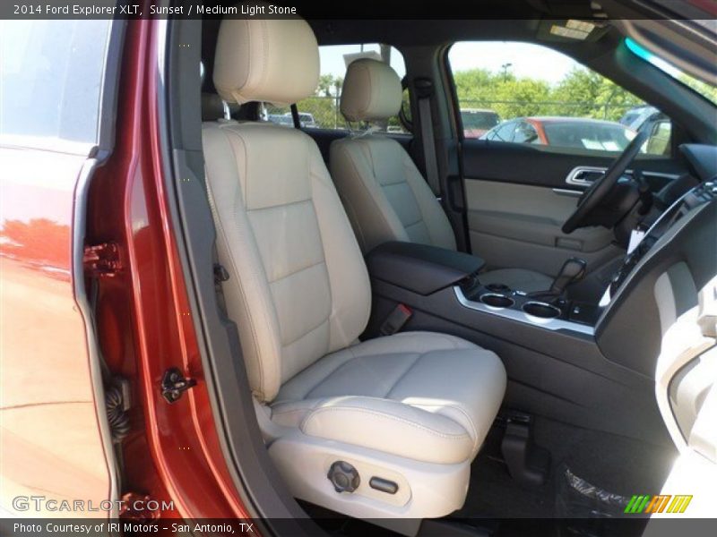 Sunset / Medium Light Stone 2014 Ford Explorer XLT