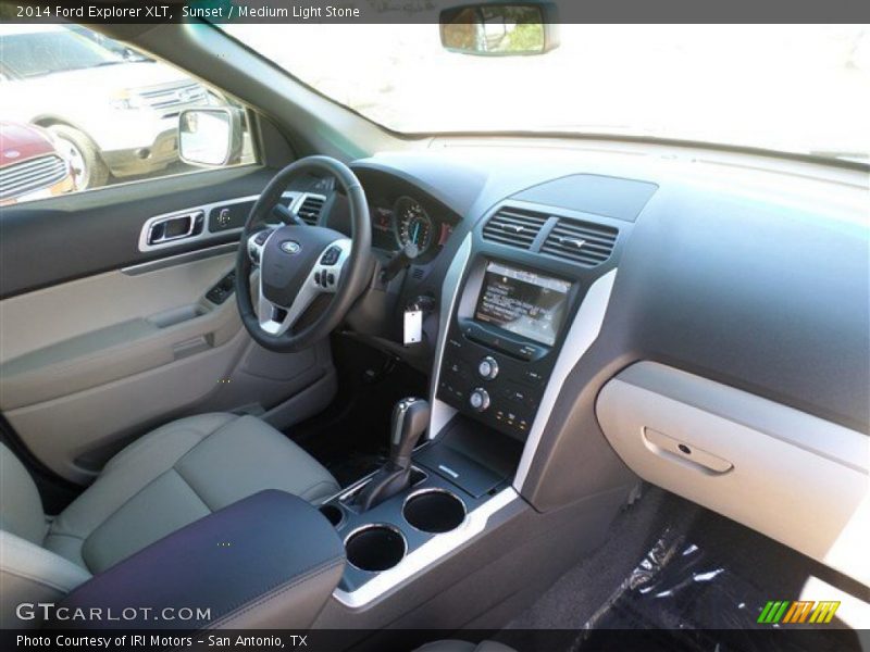 Sunset / Medium Light Stone 2014 Ford Explorer XLT