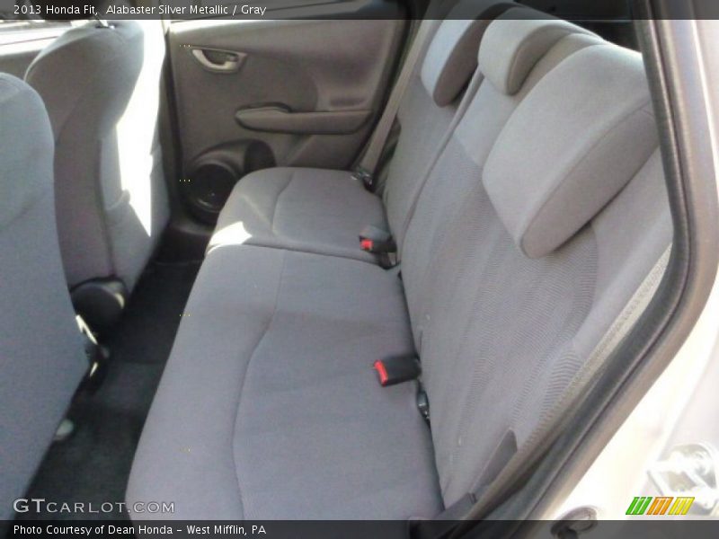 Alabaster Silver Metallic / Gray 2013 Honda Fit