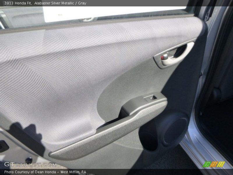 Alabaster Silver Metallic / Gray 2013 Honda Fit