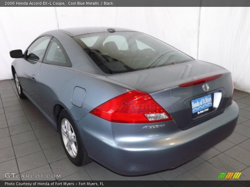 Cool Blue Metallic / Black 2006 Honda Accord EX-L Coupe