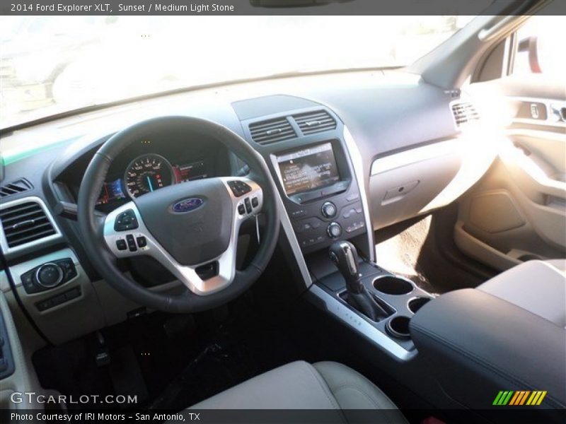 Sunset / Medium Light Stone 2014 Ford Explorer XLT