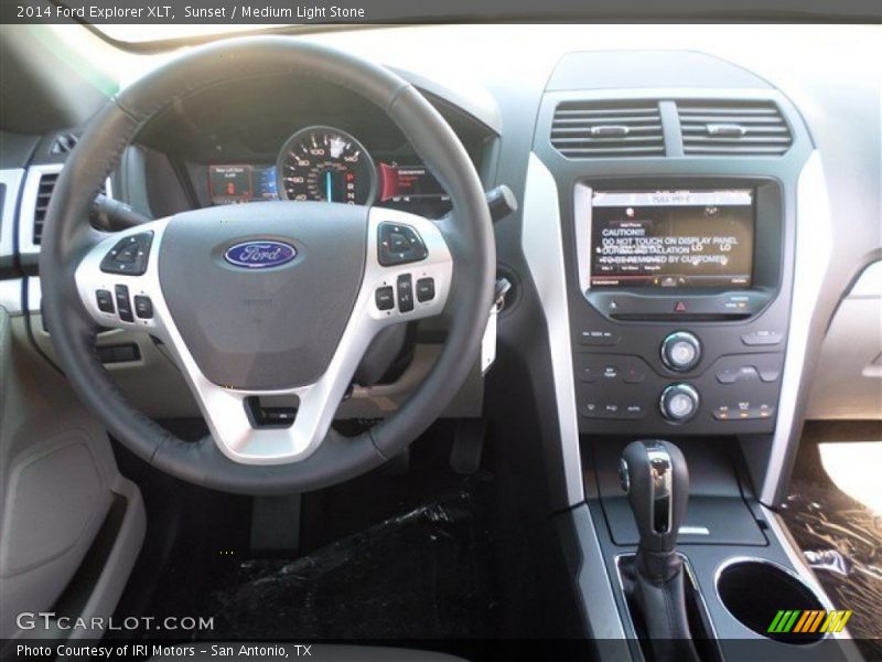 Sunset / Medium Light Stone 2014 Ford Explorer XLT