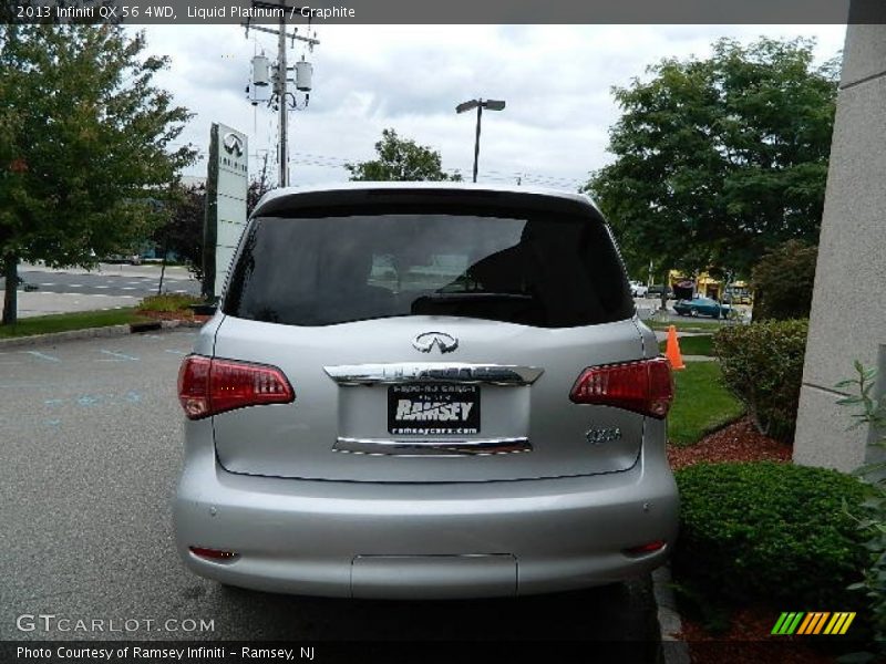 Liquid Platinum / Graphite 2013 Infiniti QX 56 4WD