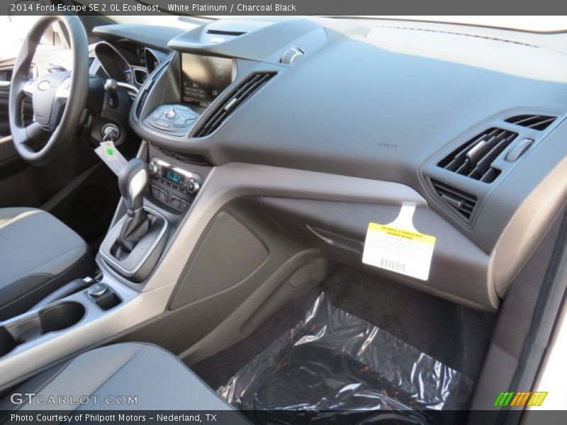 White Platinum / Charcoal Black 2014 Ford Escape SE 2.0L EcoBoost