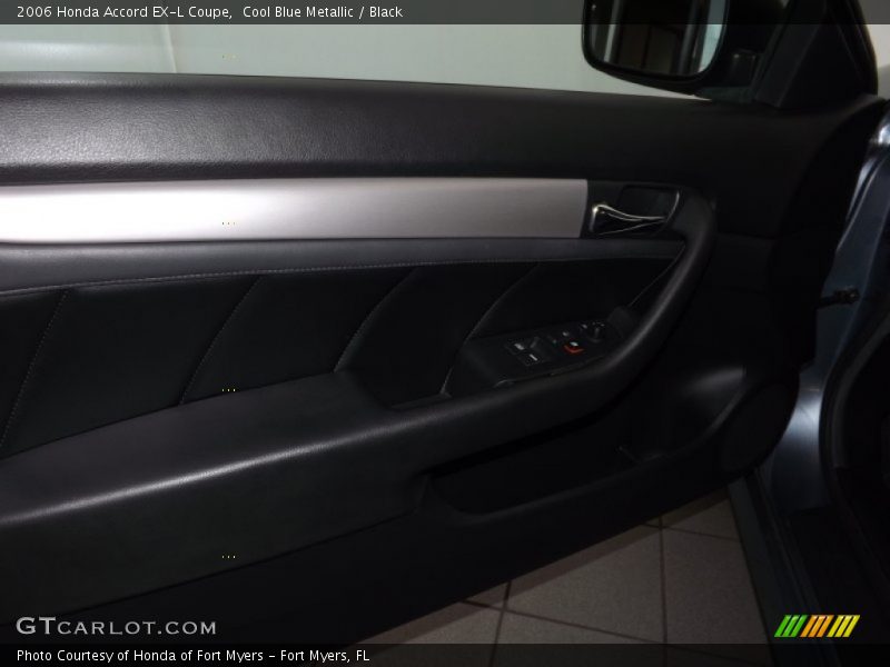 Cool Blue Metallic / Black 2006 Honda Accord EX-L Coupe