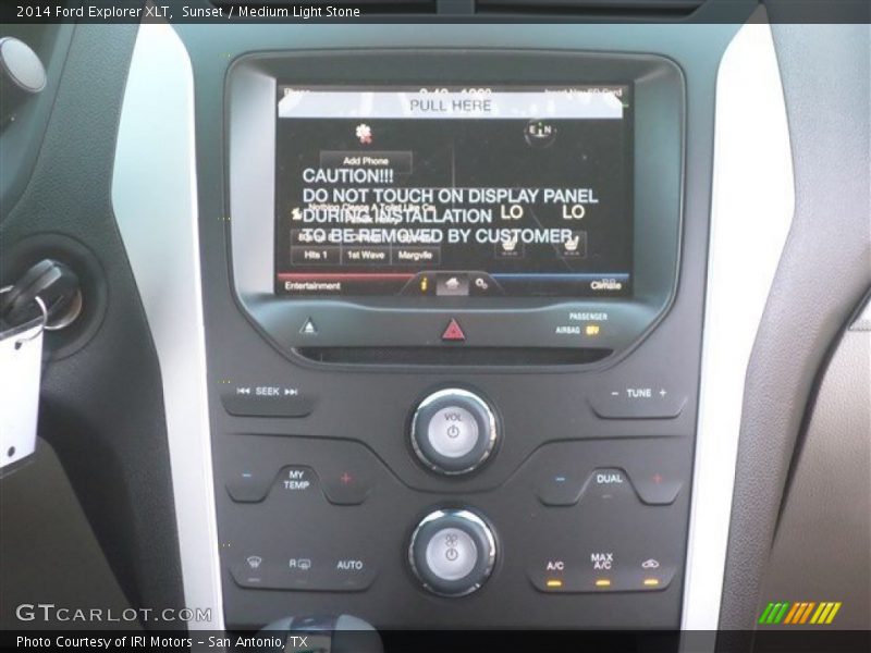 Sunset / Medium Light Stone 2014 Ford Explorer XLT