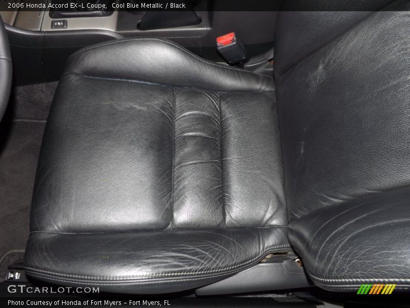 Cool Blue Metallic / Black 2006 Honda Accord EX-L Coupe