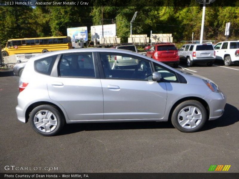 Alabaster Silver Metallic / Gray 2013 Honda Fit