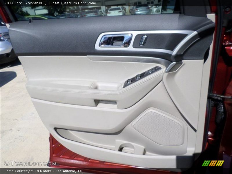 Sunset / Medium Light Stone 2014 Ford Explorer XLT