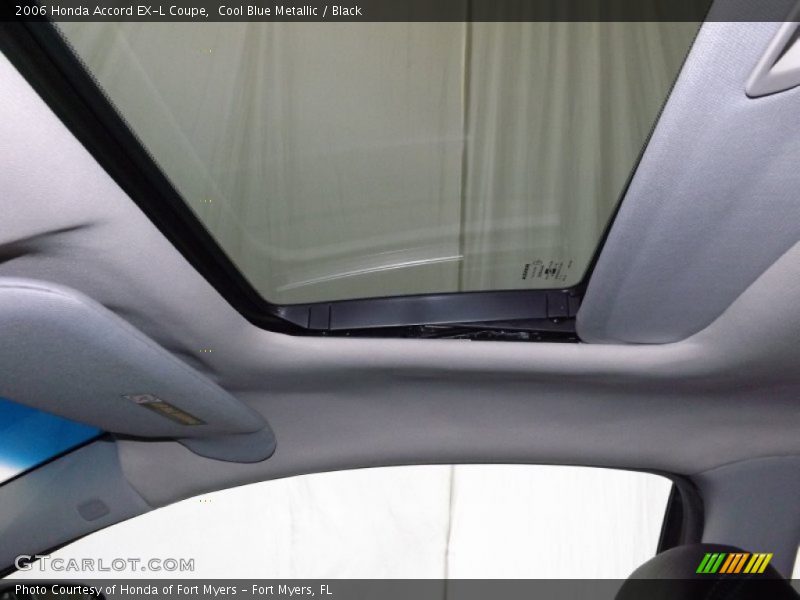 Cool Blue Metallic / Black 2006 Honda Accord EX-L Coupe